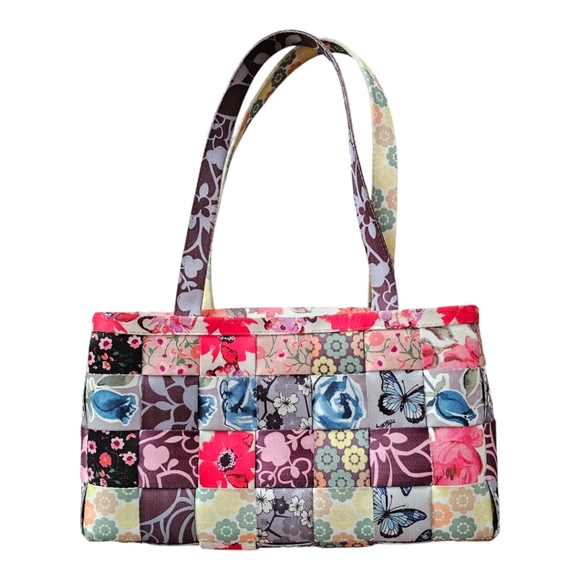 Rare HARVEYS Seatbelt Patchwork Boxy Satchel - Picture 13 of 16